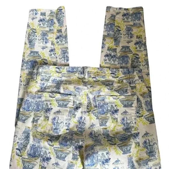 Talbots Slim Ankle Jeans - Watercolor Vases - Picture 6 of 6